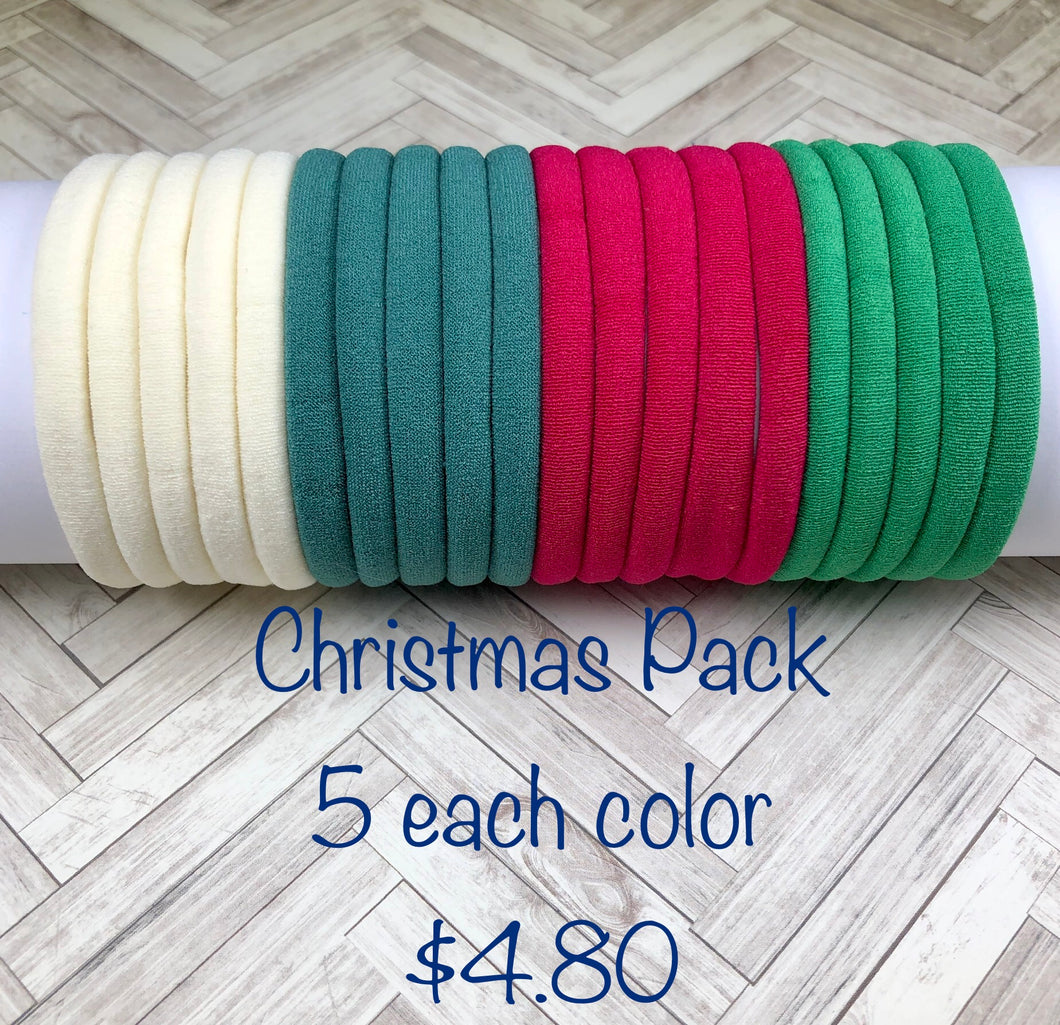 Nylon Headband - Christmas Pack 20 pcs