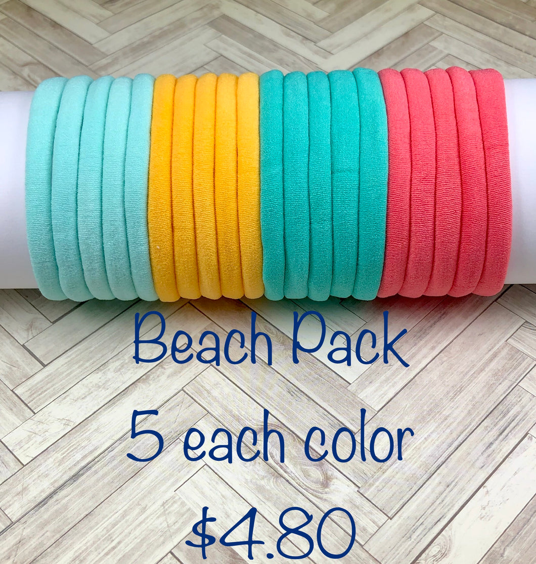 Nylon Headband - Beach Pack 20 pcs