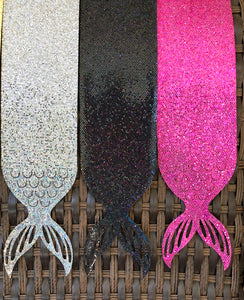 Mermaid Tail Cut Out - Glitter Fabric