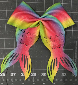 Mermaid Tail Cut Out - Glitter Scales