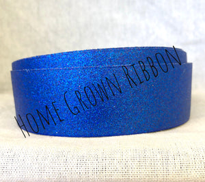 Royal Blue Glitter Ribbon