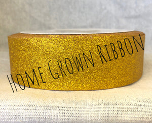 Gold Glitter Ribbon